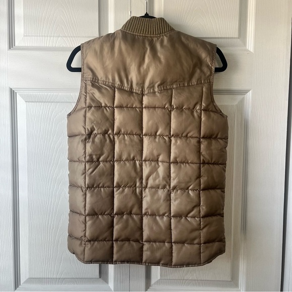 Roper Western Vest Boys Poly Price Point Tan Size Large 12-14 - Picture 3 of 3